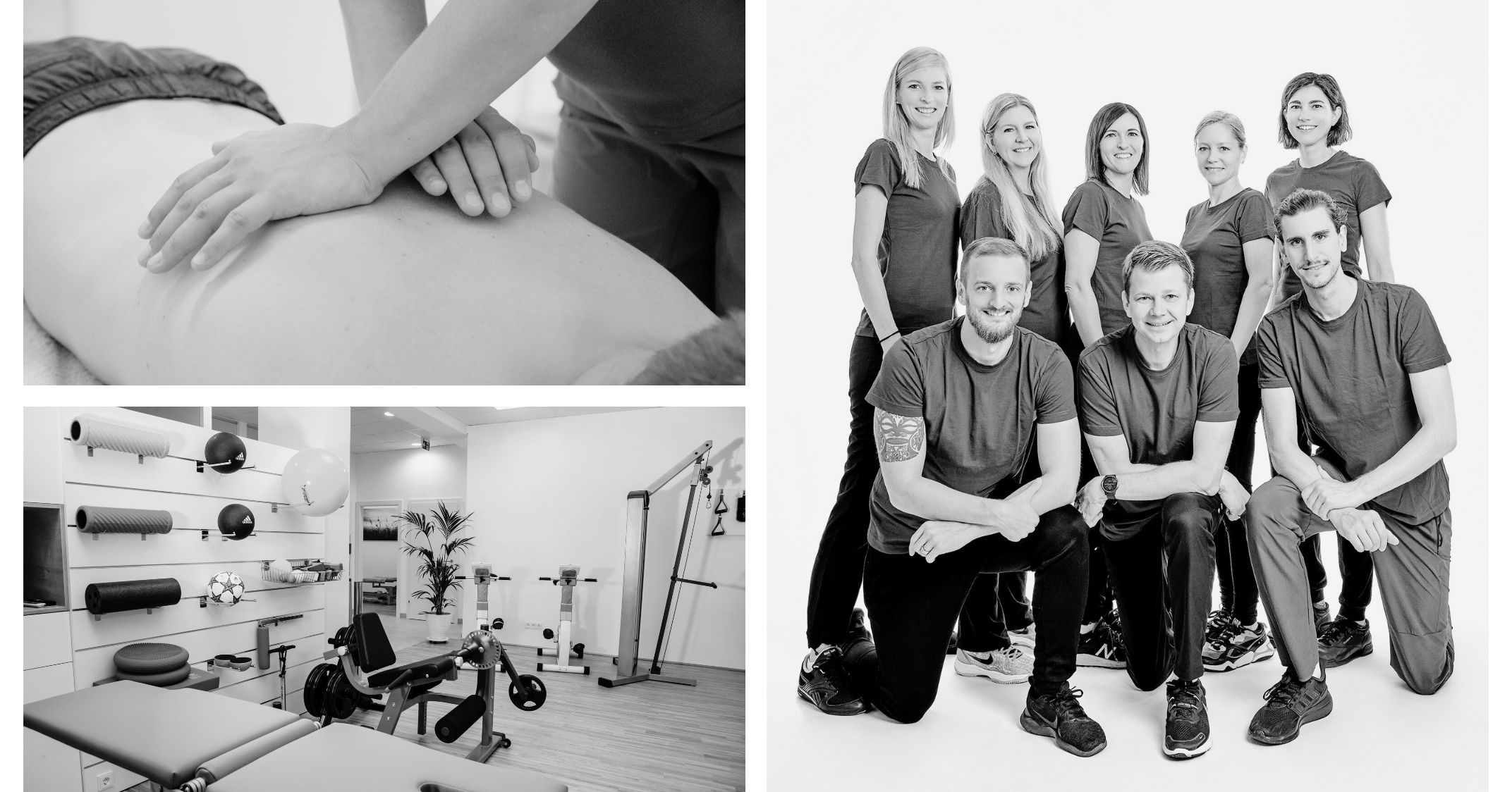 team physiotherapie im zentrum